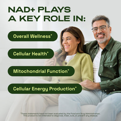 NAD+ Cellular Renewal Capsules for Energy & Anti-Aging
